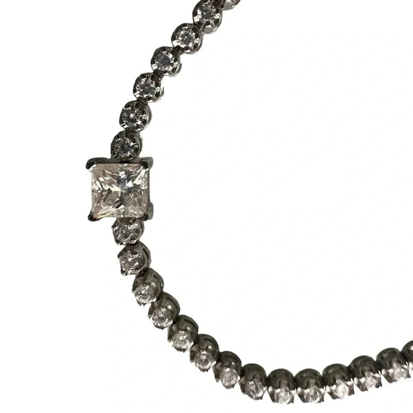 Moissanite‎ Bracelet With Center Stone - Picture 1 of 4